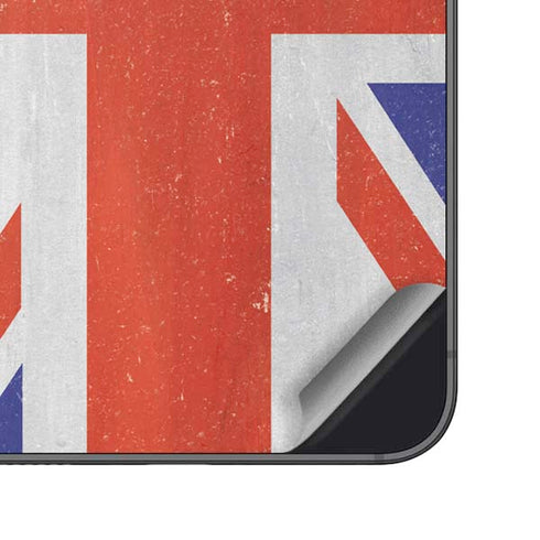 United Kingdom Flag Distressed Galaxy S25 Skin